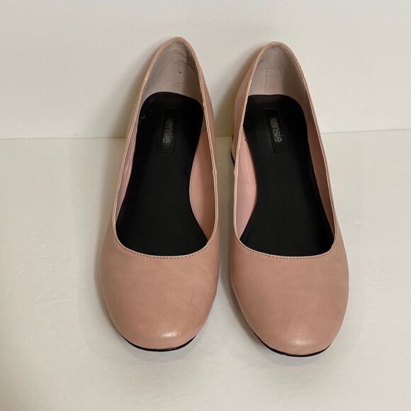 Kensie Addison pink and gold round toe pumps size 8 M - Picture 2 of 8